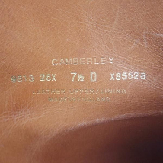 極上★クロケット&ジョーンズ 7.5D【★ハンドグレードライン/CAMBERLEY】9613-26X/スエード/チャッカ ブーツ/Crockett&Jones★b959
