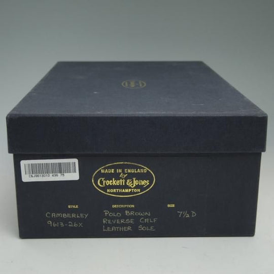 極上★クロケット&ジョーンズ 7.5D【★ハンドグレードライン/CAMBERLEY】9613-26X/スエード/チャッカ ブーツ/Crockett&Jones★b959