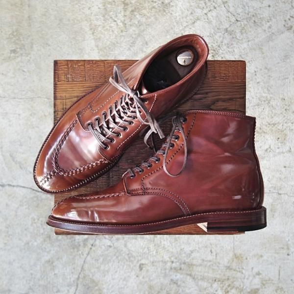 美品☆オールデン 7.5D【☆ラベロ色/コードバン/4030/The Shoe Mart