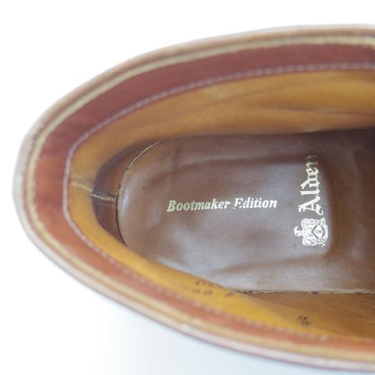 美品★オールデン 7.5D【★ラベロ色/コードバン/4030/The Shoe Mart別注】アバディーンラスト/NST/ブーツ/Bootmaker Edition/Alden★b966
