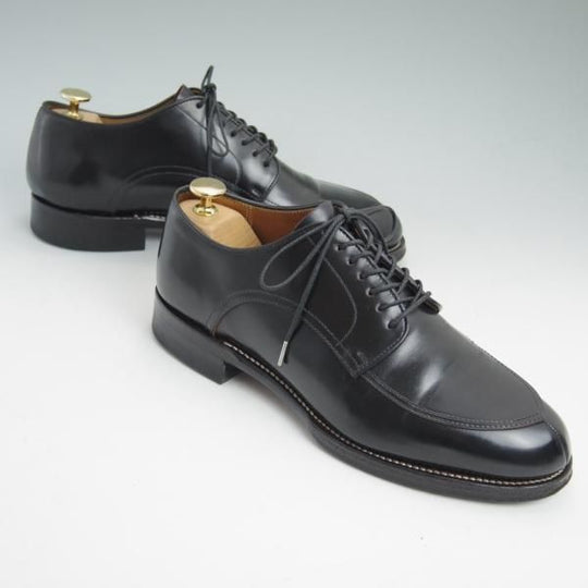 美品★メイカーズ SIZE 7【定価￥96,660-★コードバン仕様/Vチップ】ホーウィン/シェルコードバン/V TIP BLUCHER/ブラック/Makers★b967