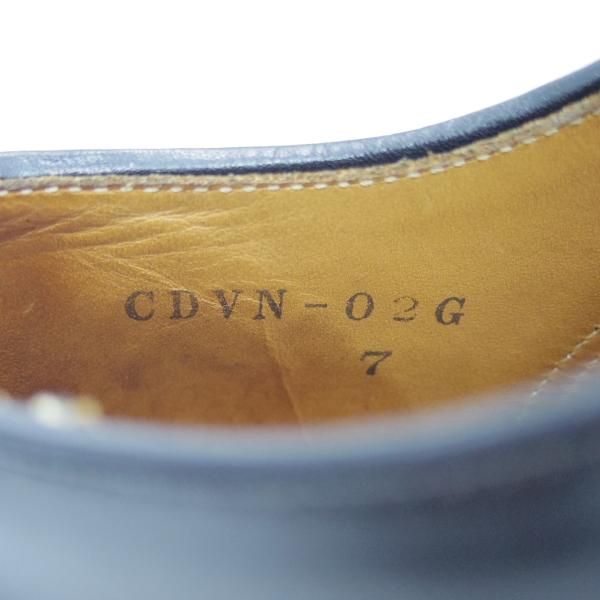 美品★メイカーズ SIZE 7【定価￥96,660-★コードバン仕様/Vチップ】ホーウィン/シェルコードバン/V TIP BLUCHER/ブラック/Makers★b967