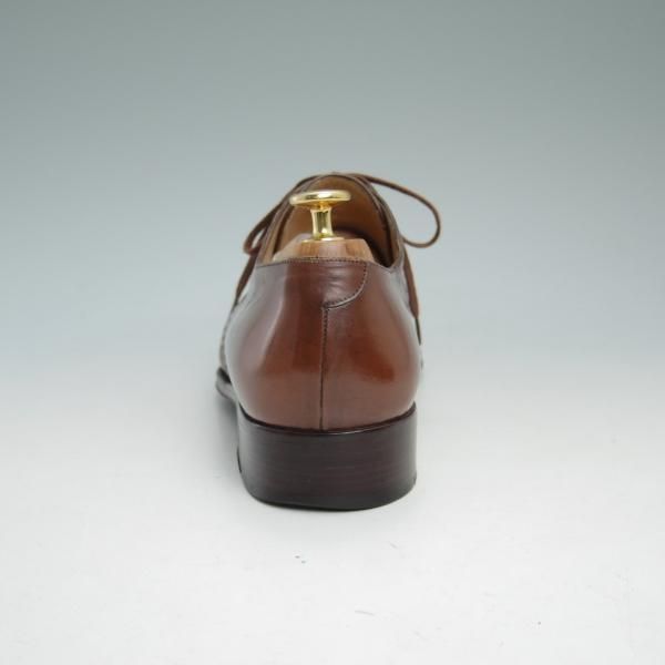 極上★(伊)アルティオリ SIZE 7【定価17万程度★ダービーシューズ】ブラウン/ARTIOLI★b968