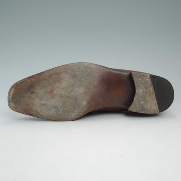極上★(伊)アルティオリ SIZE 7【定価17万程度★ダービーシューズ】ブラウン/ARTIOLI★b968