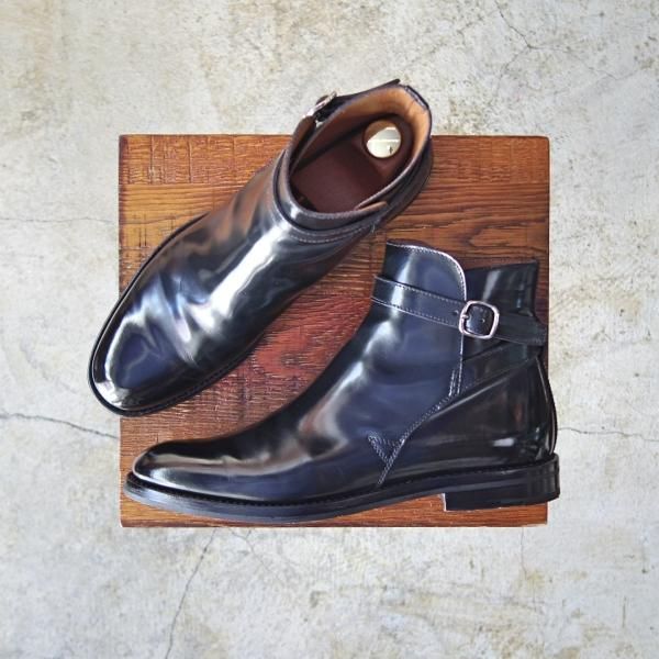 極美品★チャーチ(レディース) SIZE 36【★希少!!ジョッパーブーツ/MERTHYR W】ポリッシュドバインダーカーフ/ブラック/Church's★b969