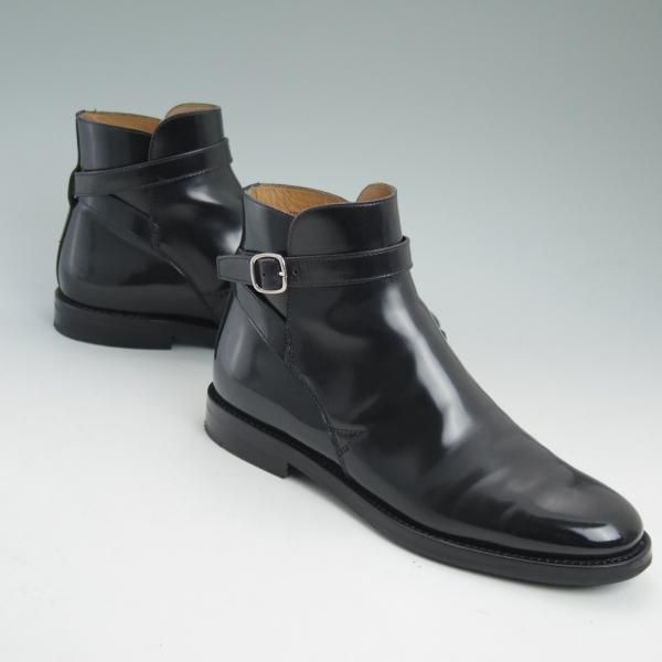 極美品★チャーチ(レディース) SIZE 36【★希少!!ジョッパーブーツ/MERTHYR W】ポリッシュドバインダーカーフ/ブラック/Church's★b969
