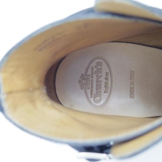 極美品★チャーチ(レディース) SIZE 36【★希少!!ジョッパーブーツ/MERTHYR W】ポリッシュドバインダーカーフ/ブラック/Church's★b969