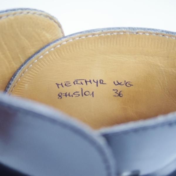 極美品★チャーチ(レディース) SIZE 36【★希少!!ジョッパーブーツ/MERTHYR W】ポリッシュドバインダーカーフ/ブラック/Church's★b969
