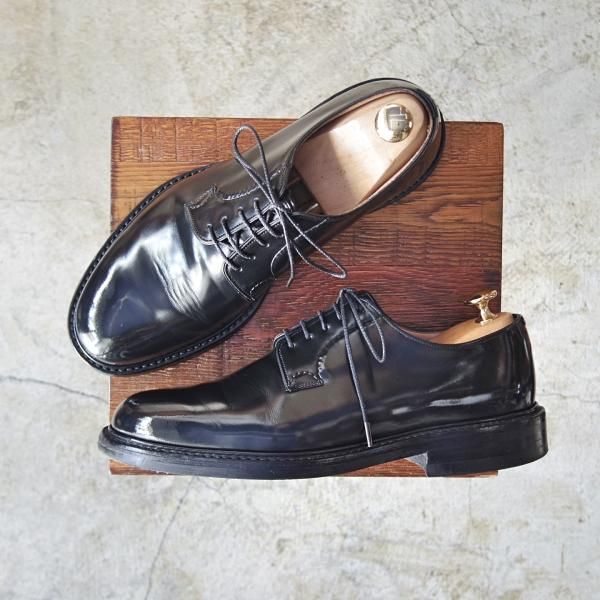 美品★チャーチ 65F/UK6.5【★シャノン/SHANNON R/ダイナイトソール】103ラスト/ポリッシュドバインダーカーフ/プレーントゥChurch's★b977