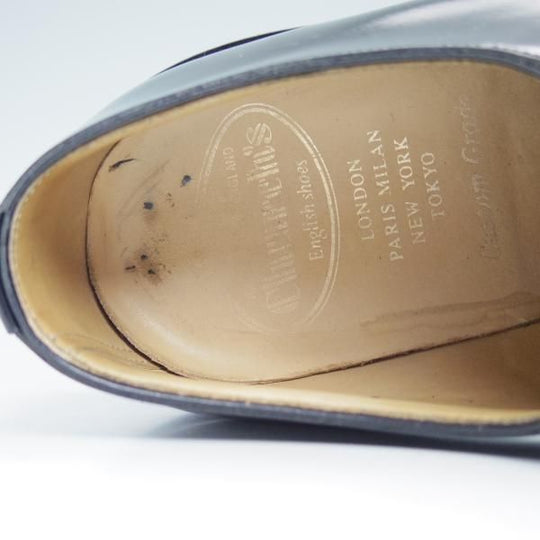 美品★チャーチ 65F/UK6.5【★シャノン/SHANNON R/ダイナイトソール】103ラスト/ポリッシュドバインダーカーフ/プレーントゥChurch's★b977