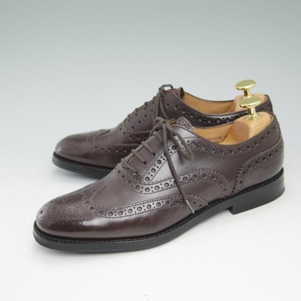 極美品★チャーチ(レディース) SIZE 36.5【★バーウッド/BURWOOD WG】カーフ/フルブローグ/ウイングチップ/Church's★b978