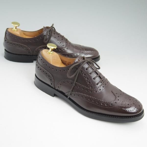 極美品★チャーチ(レディース) SIZE 36.5【★バーウッド/BURWOOD WG】カーフ/フルブローグ/ウイングチップ/Church's★b978