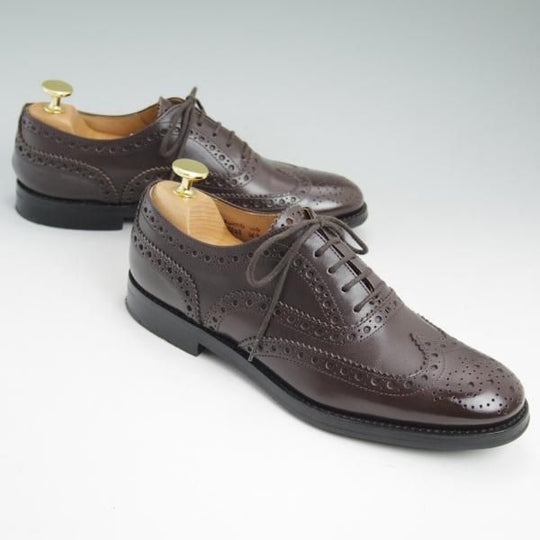 極美品★チャーチ(レディース) SIZE 36.5【★バーウッド/BURWOOD WG】カーフ/フルブローグ/ウイングチップ/Church's★b978