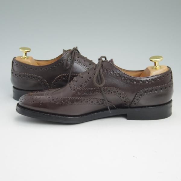 極美品★チャーチ(レディース) SIZE 36.5【★バーウッド/BURWOOD WG】カーフ/フルブローグ/ウイングチップ/Church's★b978