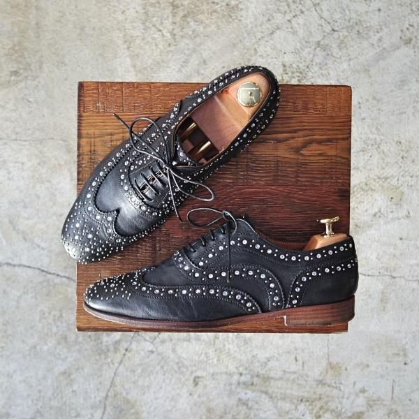 極上☆チャーチ(レディース) SIZE 36.5【☆BURWOOD 3W/スタッズ