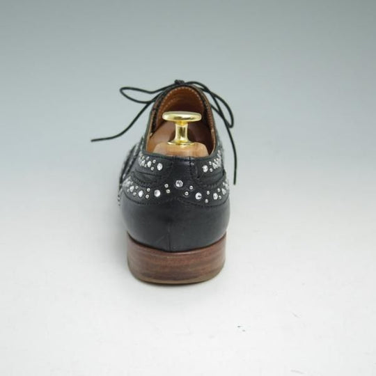 極上★チャーチ(レディース) SIZE 36.5【★BURWOOD 3W/スタッズ&スワロフスキー】バーウッド/フルブローグ/ウィングチップ/Church's★b979