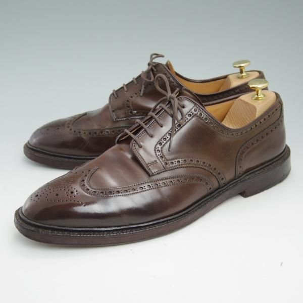 極上★クロケット&ジョーンズ US11D/UK10.5【★コードバン/希少!!ダークブラウン色】ラルフローレン別注/Ralph Lauren/Crockett&Jones★b981