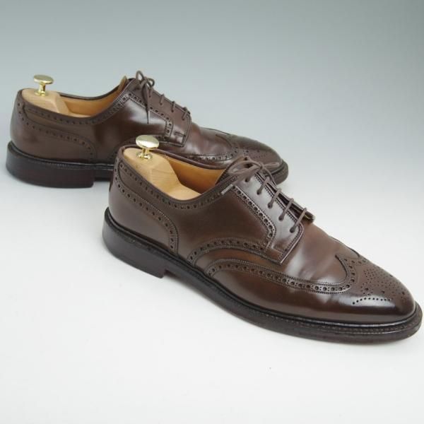 極上★クロケット&ジョーンズ US11D/UK10.5【★コードバン/希少!!ダークブラウン色】ラルフローレン別注/Ralph Lauren/Crockett&Jones★b981