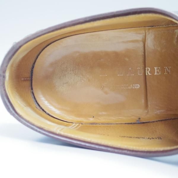 極上★クロケット&ジョーンズ US11D/UK10.5【★コードバン/希少!!ダークブラウン色】ラルフローレン別注/Ralph Lauren/Crockett&Jones★b981