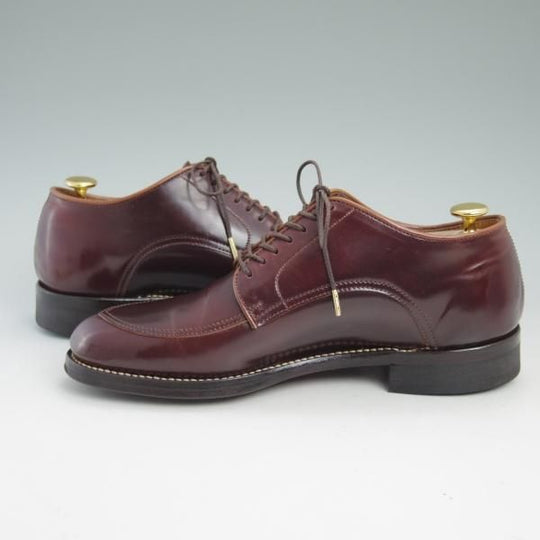 ★メイカーズ SIZE 7【定価￥96,660-★コードバン仕様/Vチップ】ホーウィン/シェルコードバン/V TIP BLUCHER/バーガンディー/Makers★b982