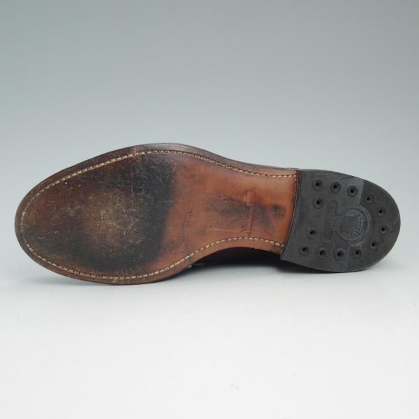 ★メイカーズ SIZE 7【定価￥96,660-★コードバン仕様/Vチップ】ホーウィン/シェルコードバン/V TIP BLUCHER/バーガンディー/Makers★b982