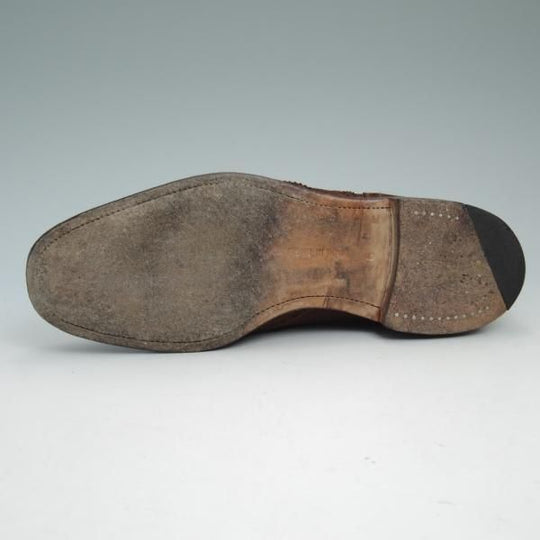 美品★ブルックスブラザーズ 6E【極希少★英国製/テクニック社製】スエード/フルブローグ/ウイングチップ/BROOKS BROTHERS★b983