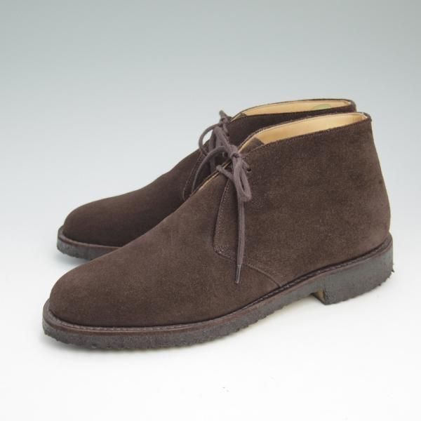 使用僅か★チャーチ 65F/UK6.5【★RYDER/チャッカブーツ】81ラスト/スエード/ライダー/4都市ロゴ/Church's★b984