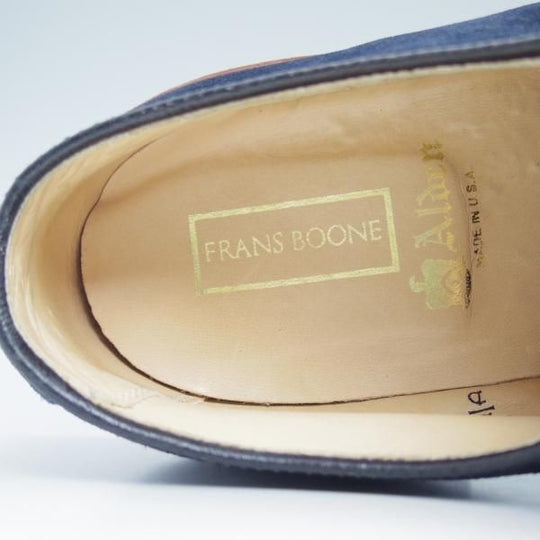 極美品★オールデン 9D【ベルギーのセレクトショップ★FRANS BOONE別注】バリーラスト/29331F/スエード/プレーントゥ/Alden★b987