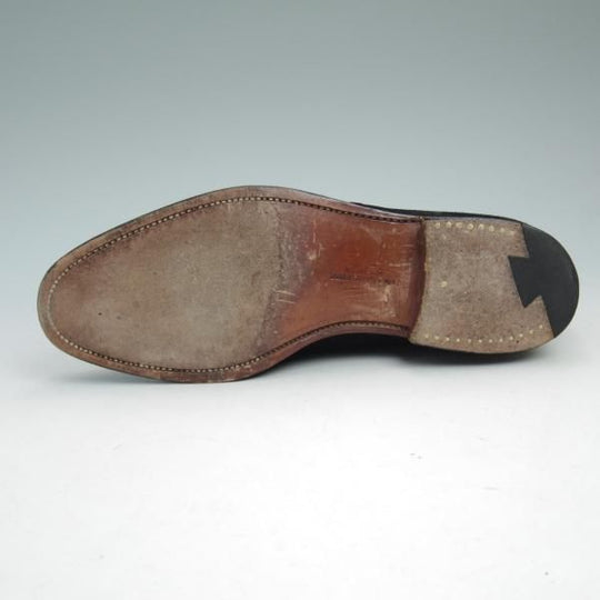 美品★クロケット&ジョーンズ 6.5E【★COMPTON/コンプトン】317ラスト/モンクストラップ/スエード/Crockett&Jones★b988