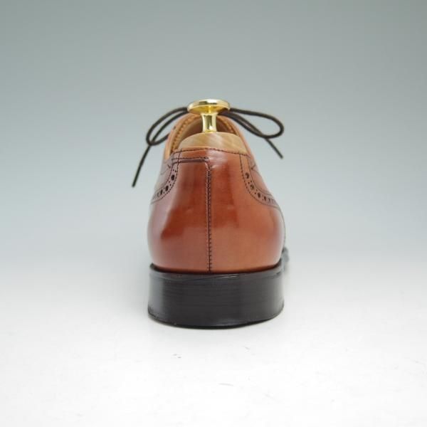 極美品★チーニー製 7.5E【希少★(英)NEW&LINGWOOD別注】ニュー&リングウッド/フルブローグ/ウイングチップ/CHEANEY★b989