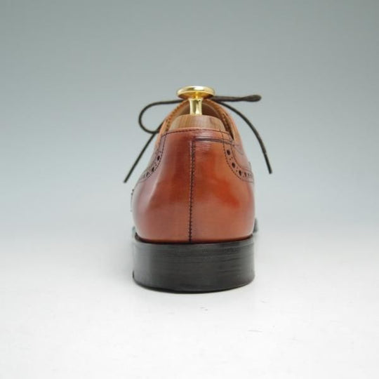 極美品★チーニー製 7.5E【希少★(英)NEW&LINGWOOD別注】ニュー&リングウッド/フルブローグ/ウイングチップ/CHEANEY★b989