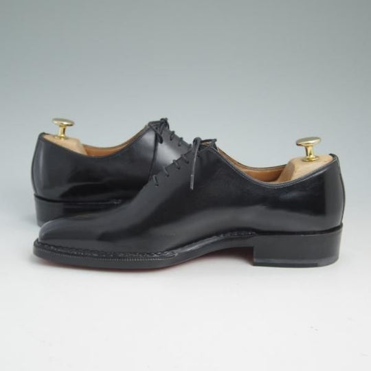 ほぼ未使用★(伊)ボリーニ SIZE 38【高級★グッドイヤーアルタッコ製法】ホールカット/カーフ/ブラック/BOLLINI★b991