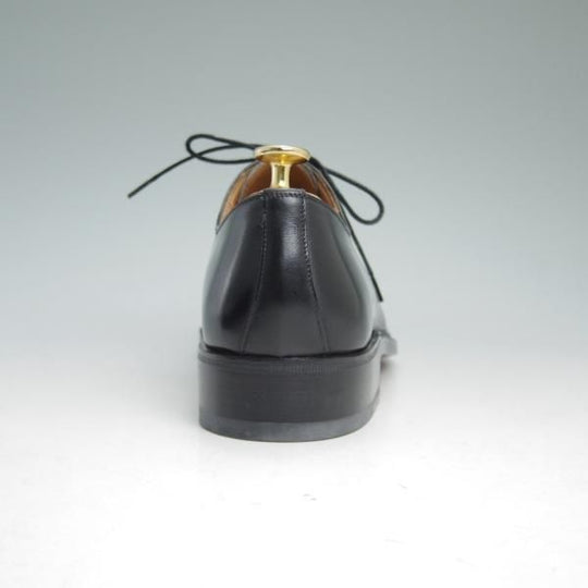 ほぼ未使用★(伊)ボリーニ SIZE 38【高級★グッドイヤーアルタッコ製法】ホールカット/カーフ/ブラック/BOLLINI★b991