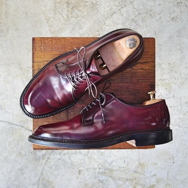 オールデン Alden コードバン「990」 バリーラスト　サイズ7.5D 美品☆オールデン 7.5D【☆990/コードバン仕様】バーガンディー/#8