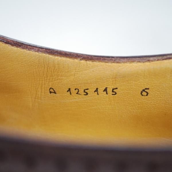 極上★(伊)タニノクリスチー SIZE 6【高額★イグアナ/リザード革コンビ仕様】REAL LIZARD/クォーターブローグ/TANINO CRISCI★b993