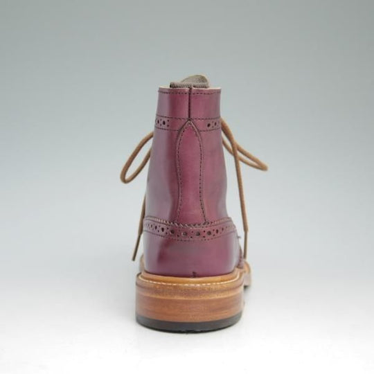 極美品★トリッカーズ(レディース) SIZE 4-4【希少色★Purple burnished/カントリーブーツ/L5411】ブーツ/ウイングチップ/Tricker's★b994