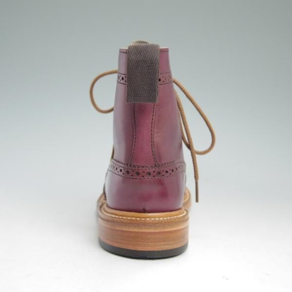 最終値下Tricker's 5-4 パープルスムースレザー カントリーブーツ 極美品☆トリッカーズ(レディース) SIZE 4-4【希少色☆Purple