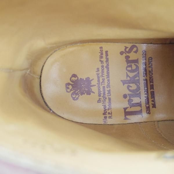 極美品★トリッカーズ(レディース) SIZE 4-4【希少色★Purple burnished/カントリーブーツ/L5411】ブーツ/ウイングチップ/Tricker's★b994