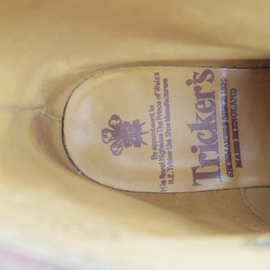 極美品★トリッカーズ(レディース) SIZE 4-4【希少色★Purple burnished/カントリーブーツ/L5411】ブーツ/ウイングチップ/Tricker's★b994
