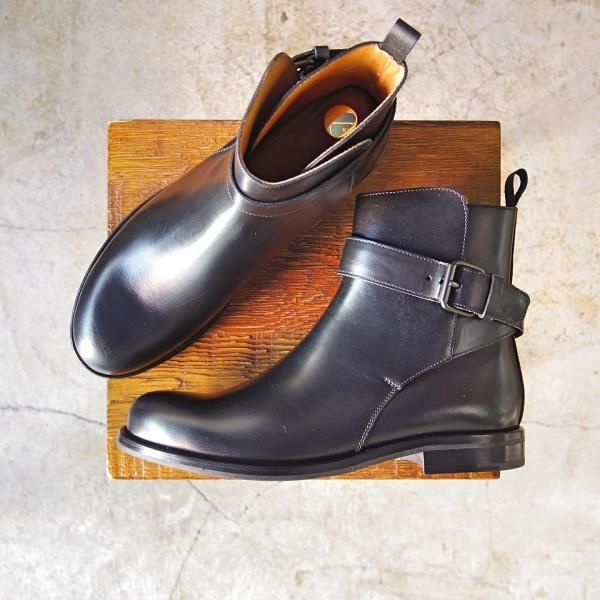 新品★チャーチ(レディース) SIZE 37.5【希少★ジョッパーブーツ/LAUREN R】8962/31ブライトカーフ/ブラック/Church's★c016