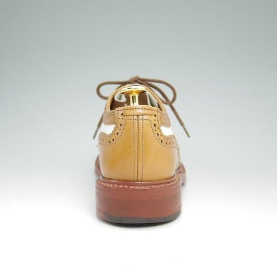 美品★トリッカーズ(レディース) SIZE 5.5【★5779/カントリーシューズ】コンビ/ホワイト×エイコン/短靴/Tricker's★c018