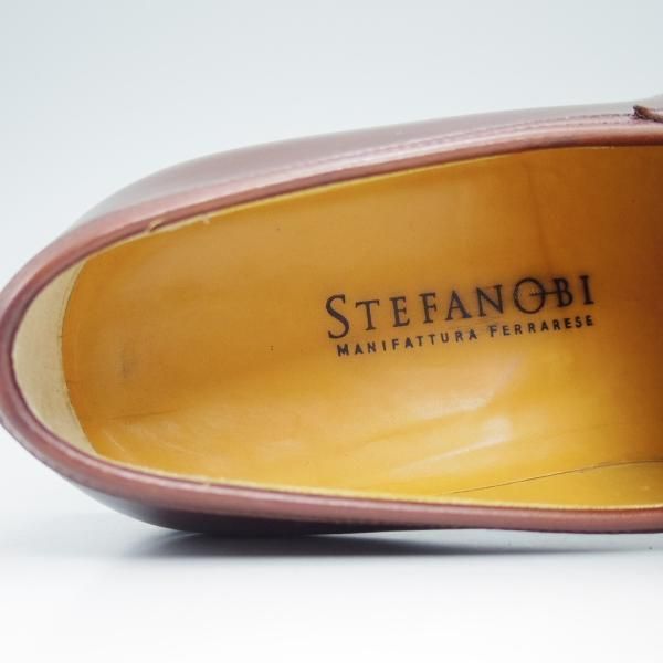 美品★(伊)ステファノビ SIZE 5.5【★コインローファー】STEFANOBI★c019