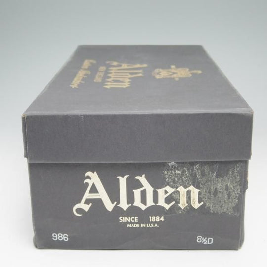 美品★オールデン 8.5D【★コードバン仕様/986】ヴァンラスト/#8/バーガンディー/コインローファー/Alden★c020