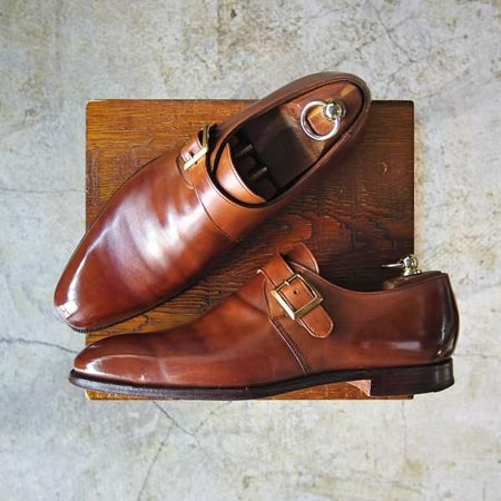 極上★クロケット&ジョーンズ 8D【★ハンドグレードライン/SAVILE/サビル】337ラスト/Crockett&Jones★c022