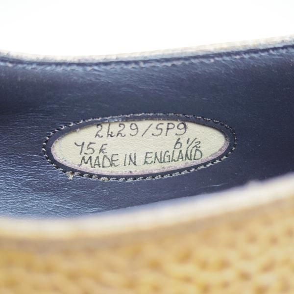 新品★(英)アルフレッド・サージェント 6.5E【★リッジウェイソール仕様/WESTONロジェ似寄りモデル】Uチップ/Alfred Sargent★c023