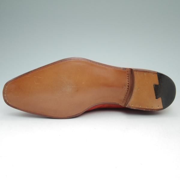 未使用★カルミナ SIZE 7.5【★リザード革仕様/REAL LIZARD/トレーディングポスト別注品】タッセルローファー/Trading Post/CARMINA★c024