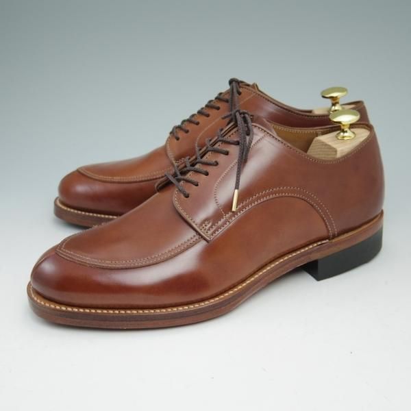 未使用★メイカーズ SIZE 7【定価￥96,660-★#4/コードバン仕様/Vチップ】ホーウィン/シェルコードバン/V TIP BLUCHER/Makers★c025