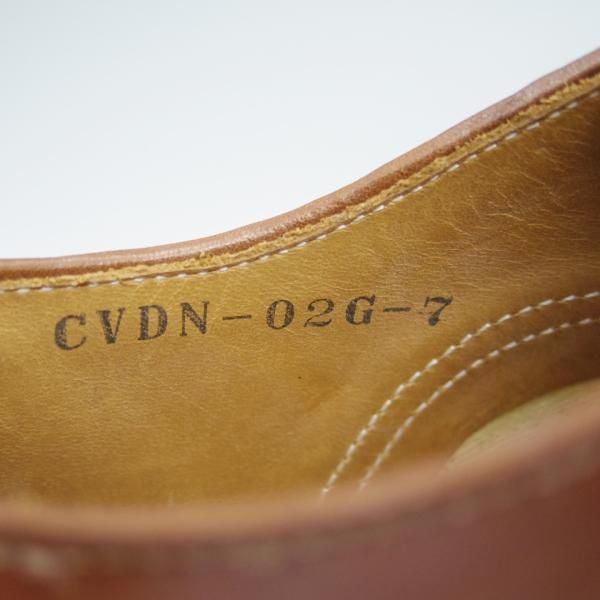 未使用★メイカーズ SIZE 7【定価￥96,660-★#4/コードバン仕様/Vチップ】ホーウィン/シェルコードバン/V TIP BLUCHER/Makers★c025