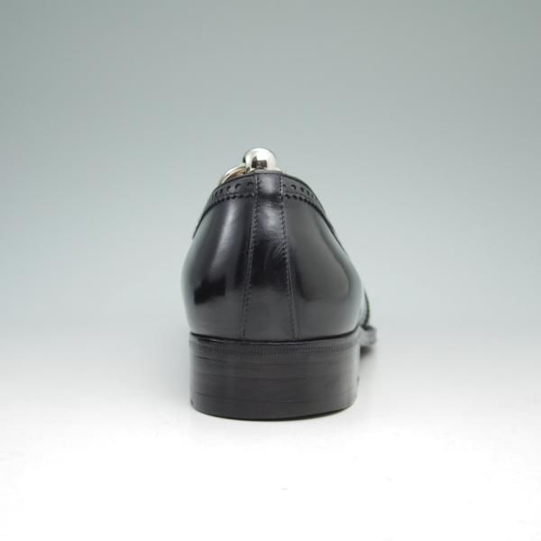 美品★(伊)タニノクリスチー SIZE 7.5【★定価15万円以上】タッセルローファー/108287/カーフ/NERO/黒/TANINO CRISCI★b997