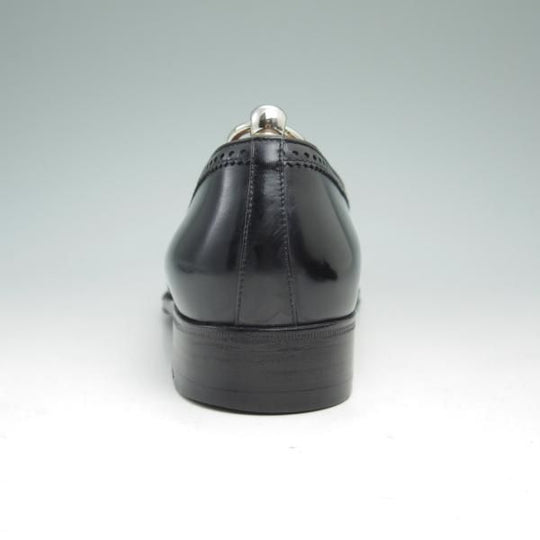美品★(伊)タニノクリスチー SIZE 7.5【★定価15万円以上】タッセルローファー/108287/カーフ/NERO/黒/TANINO CRISCI★b997